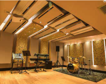 藝術吸音板示意圖