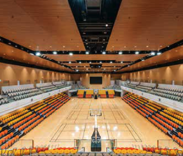 鋁條縫吸音板應用示意圖